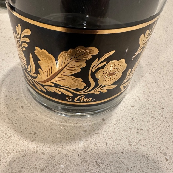 Vintage Mid century Ceramic 22k Ceramic glasses - Picture 3 of 4